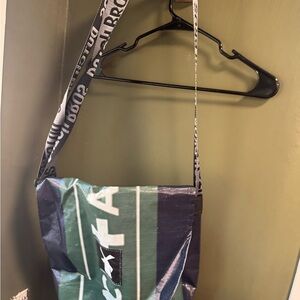 Dutch Bros Green and Black Messenger Bag